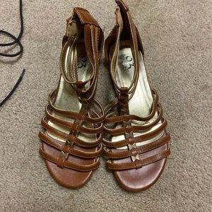 Brown sandals